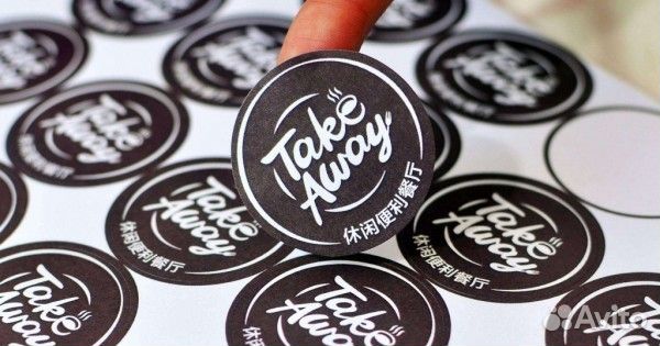 Печать наклеек и стикеров