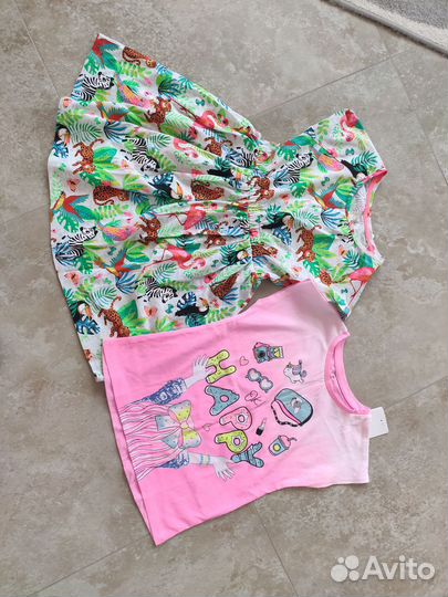 Новые вещи девочке 110-116 см
