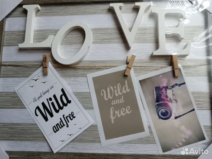 Рамка для фотографий 30 40, новая. В пленке