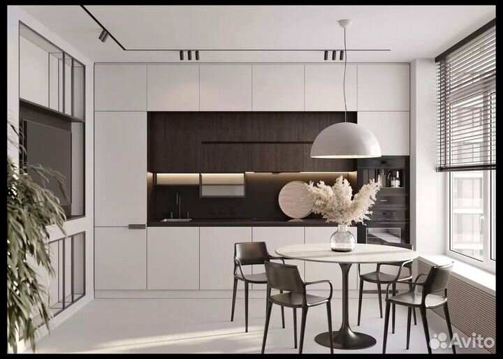 Кухня под потолок новая