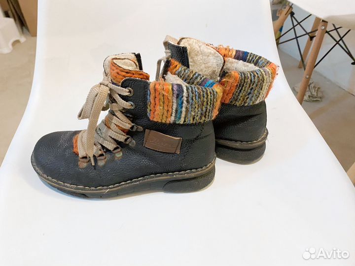 36р. Зимние ботинки на меху Riekel