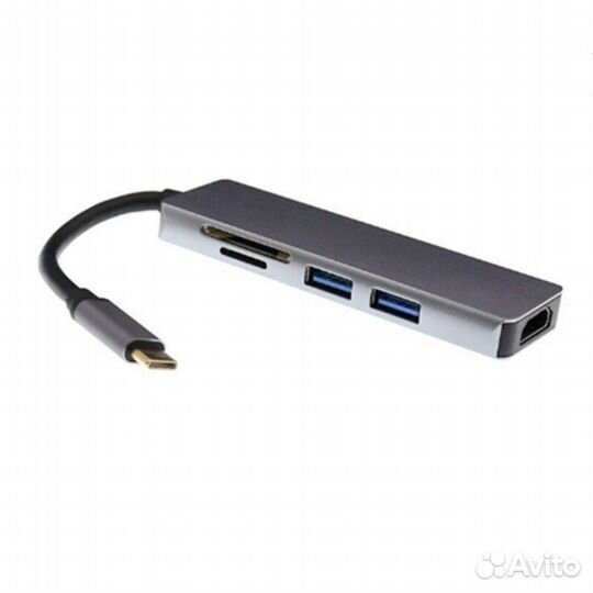 Переходник Type-C to hdmi /USB 3.0 hdmi TF SD card