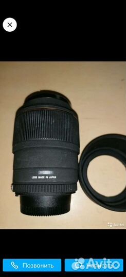 Объектив Sigma AF 105mm f/2.8 EX DG OS HSN Makro N