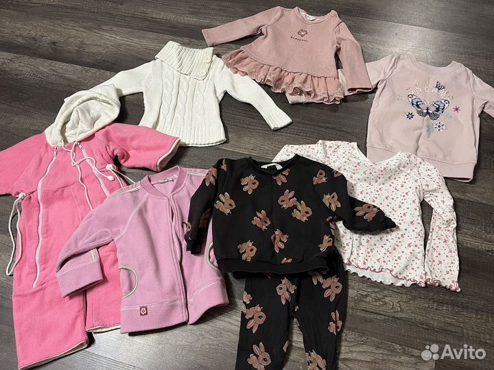Пакет детских вещей на девочку 86-92