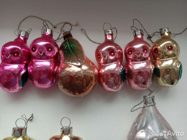 Елочные игрушки СССР одним лотом