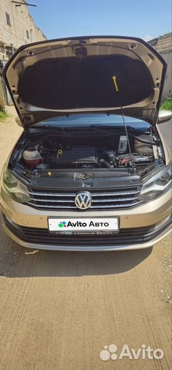 Volkswagen Polo 1.6 AT, 2018, 86 638 км