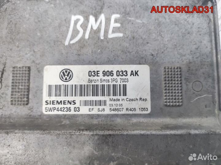 Блок эбу Volkswagen Polo 4 1,2 BME 03E906033AK
