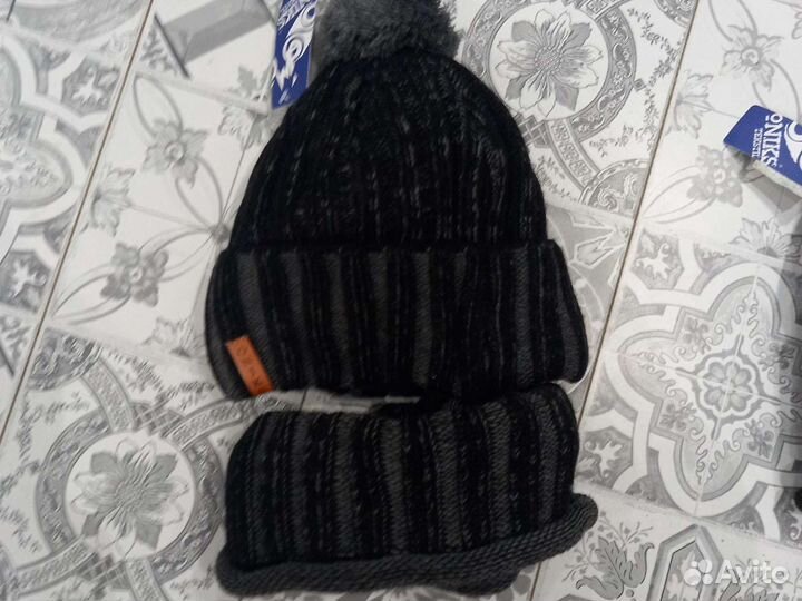 Шапка со снудом 1-2г, 3-5лет