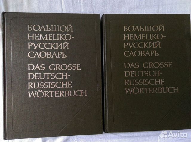 Большой русский и немецкий словари и дополнение