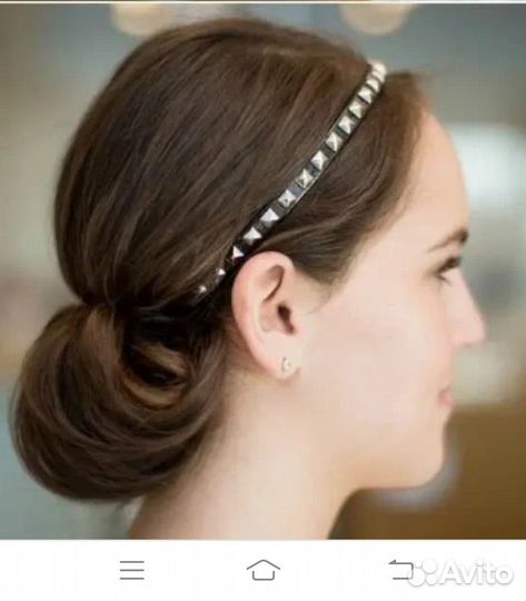 Ободок для волос на резинке