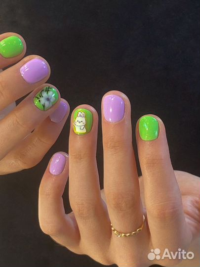 Маникюр с покрытием гель-лаком