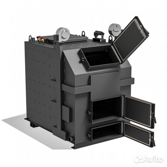 Твердотопливный котёл длительного горения