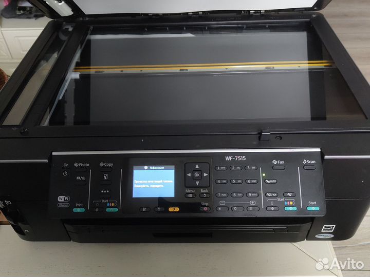 Мфу epson WF-7515 формат A3 не печатает