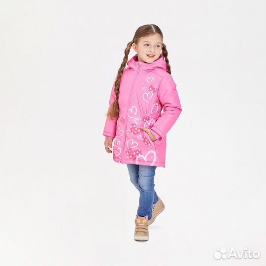 Куртка зимняя демисезонная для девочки 122