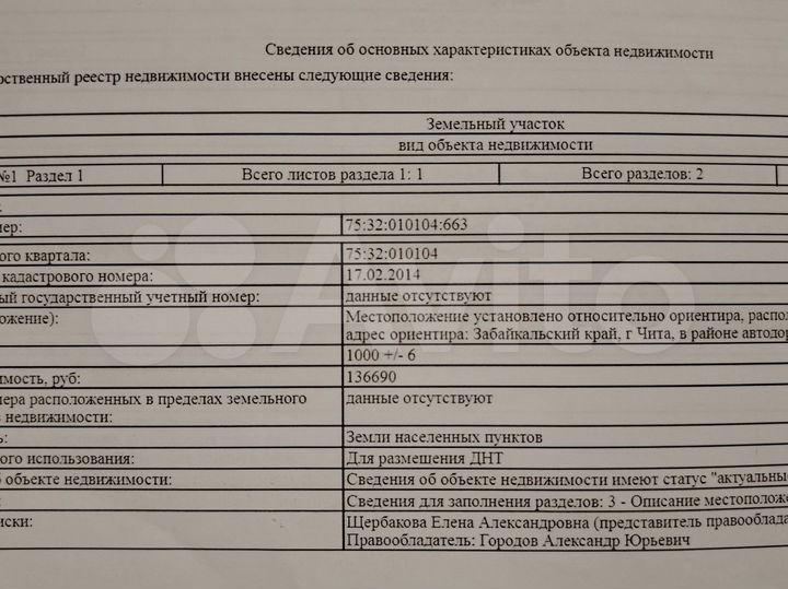 Участок 10 сот. (СНТ, ДНП)
