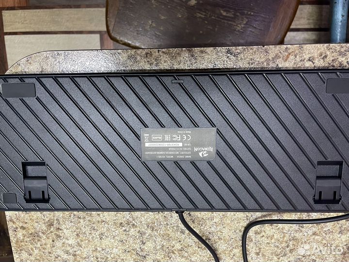 Игровая клавиатура механическая red dragon 80%