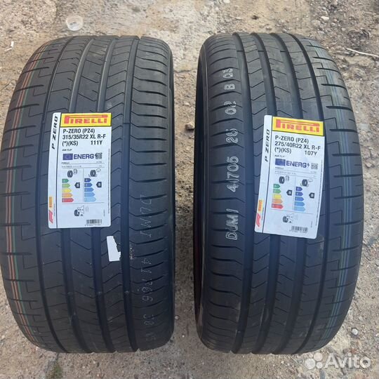 Pirelli P Zero PZ4 275/40 R22 и 315/35 R22