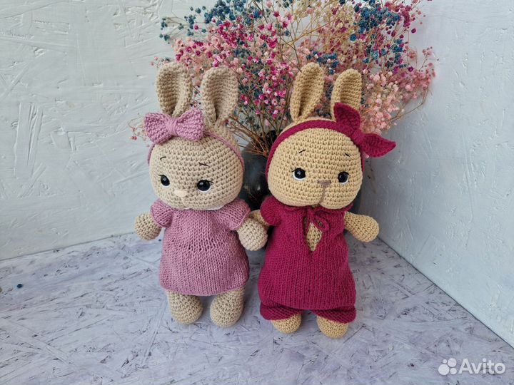 Вязаные игрушки ручной работы