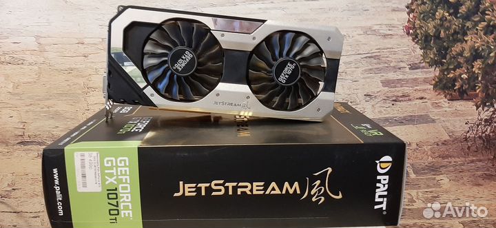 Видеокарта Palit GeForce GTX 1070 Ti jetstream