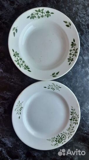 Антикварные тарелки 2шт зик 30-40гг СССР