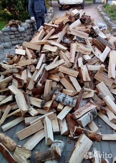 Дрова качественные от 1 куба любых пород древесины
