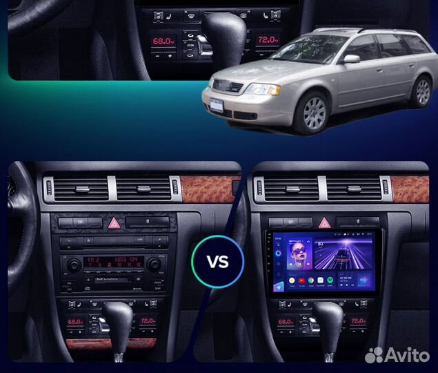 Магнитола Teyes CC3 Audi A6 C5