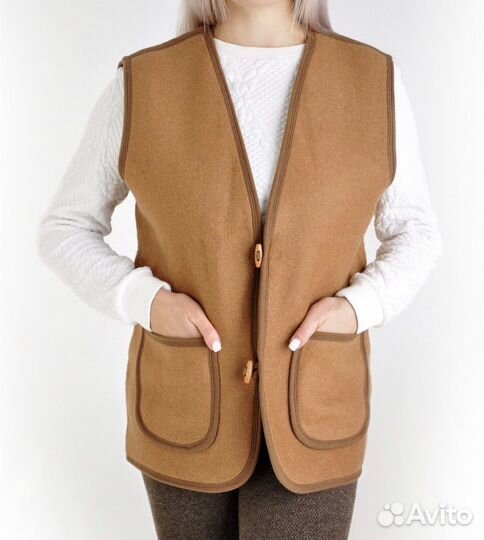 Жилет из верблюжьей шерсти тод оймс