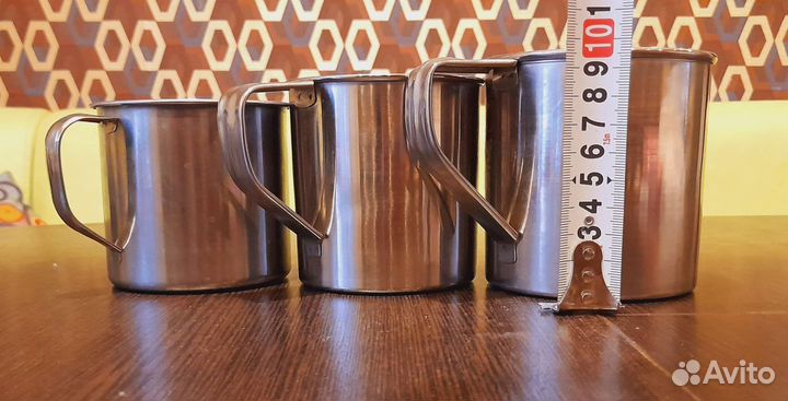 Кружка алюминиевая 3 шт