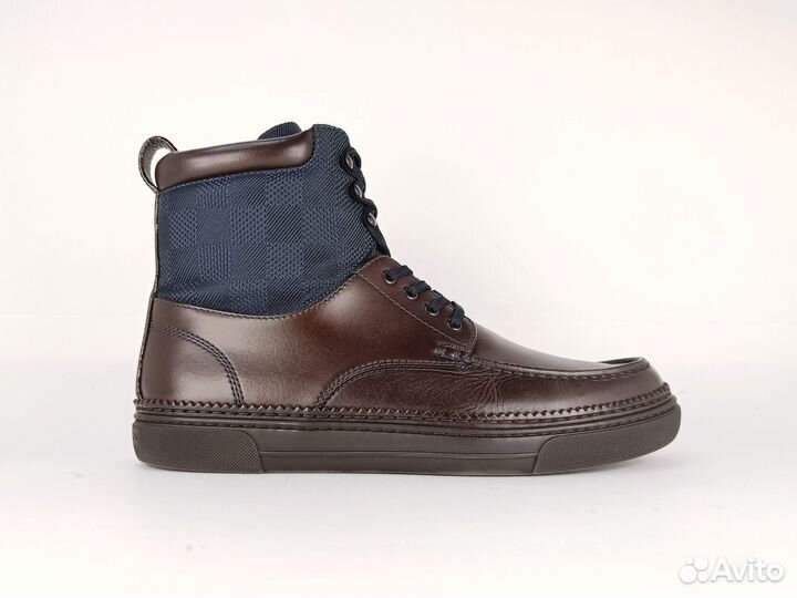 Оригинал Louis Vuitton 43. Мужские высокие ботинки