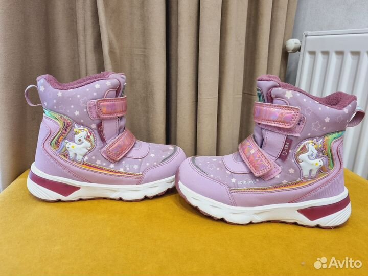 Сапоги зимние для девочки Котофей 30 размер
