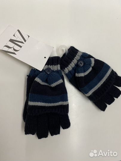 Детские перчатки-митенки. Zara. Новые