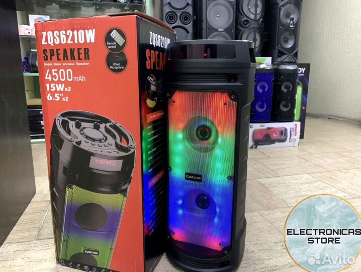 Блютуз Колонка BT Speaker зкьюс 6210 Темно-Серая