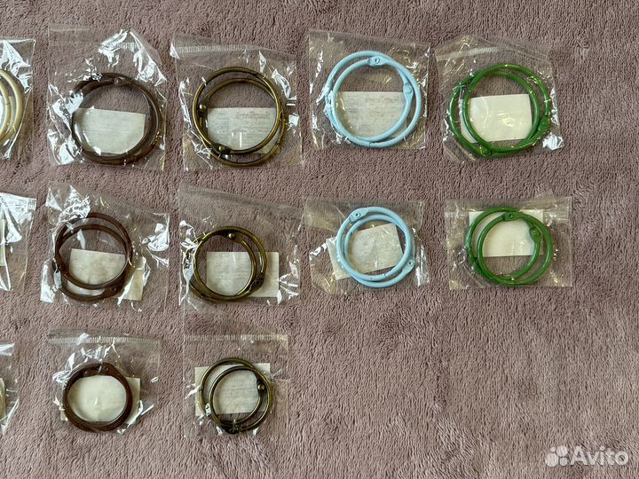 Наборы разъемных колец для тетрадей и блокнотов