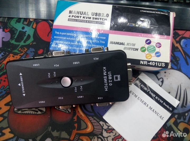 Kvm switch nr-401us переключатель