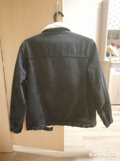 Джинсовая куртка мужская утепленная