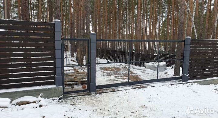 Каркас для откатных ворот