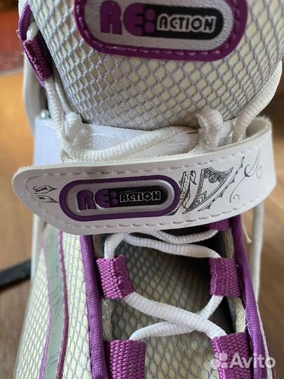 Роликовые коньки reaction r206w