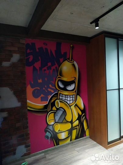 Роспись стен, Граффити