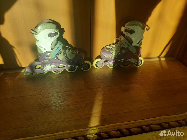 Ролики раздвижные, р. 34- 37