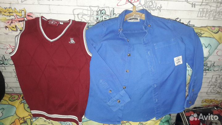 Рубашки от 116 до 130 Брюки 122