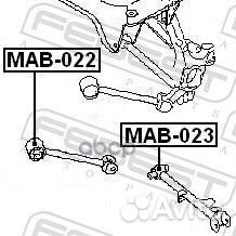 Сайлентблок заднего поперечного рычага MAB-023