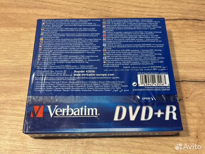 Диски Verbatim DVD+R