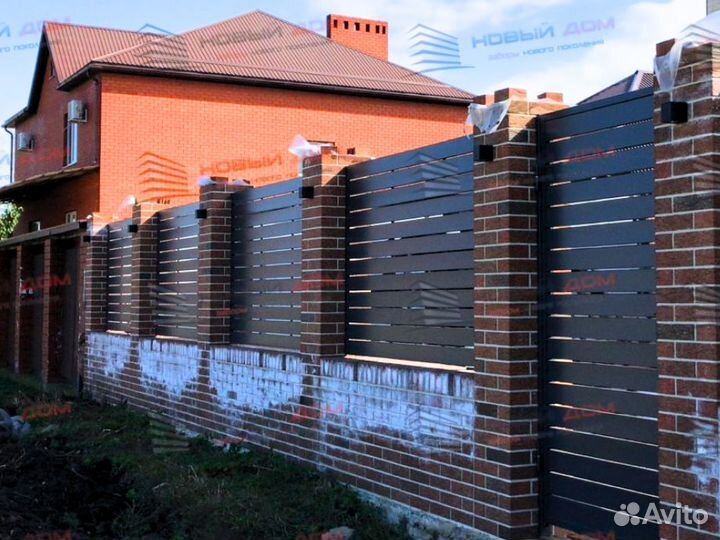 Забор Ранчо металлический