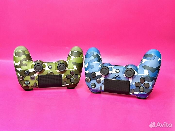 Оригинальные геймпады PS4 камуфляж. Гарантия
