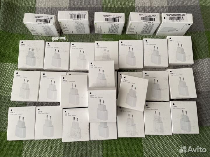 Адаптер питания Apple 20w Type-C оригинал Чек