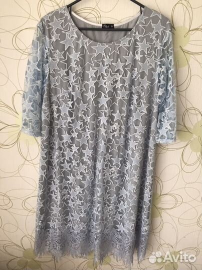 Красивое нарядное платье 52 размера