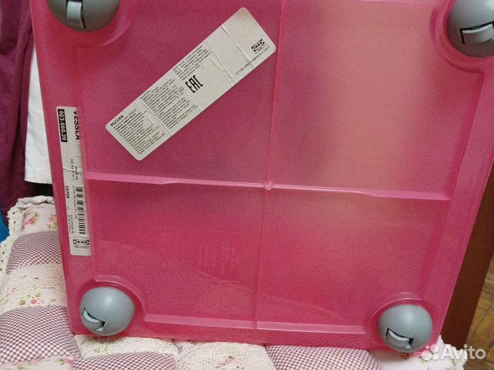 Ящик для игрушек IKEA на колесах