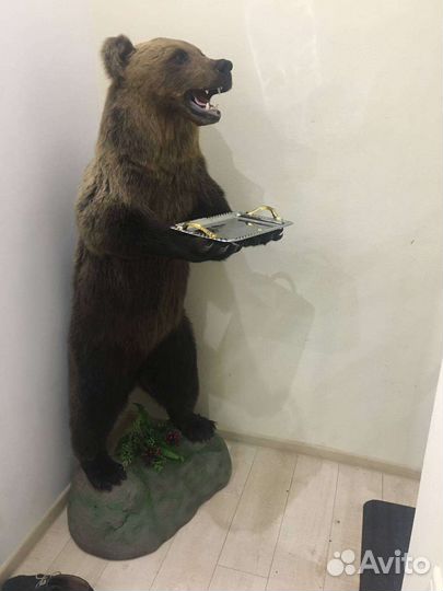 Имитация чучело медведя