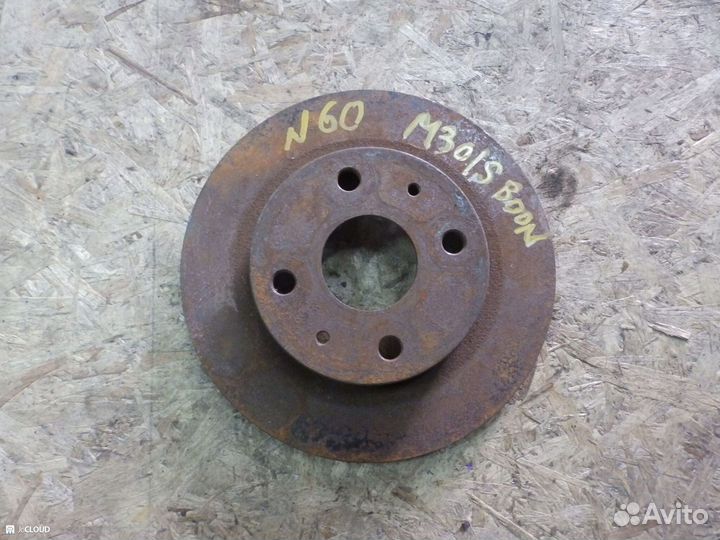 Тормозной диск на toyota boon M301S