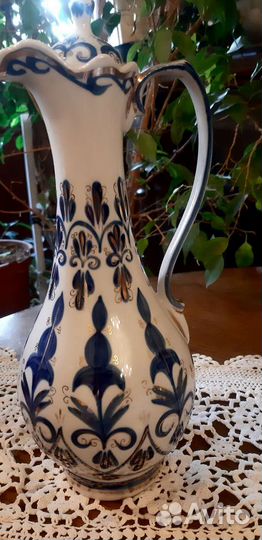 Кисловодский фарфор,рисунок гжель